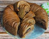 Foto langkah ke 5 dari resep Chocolate Wall Roll Bread, eggless.