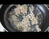 A picture of step 2 of Baigan bhartha.