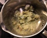 Une image de l'étape 6 de Moules de bouchot au gorgonzola et vin blanc.