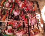 Foto del paso 4 de la receta: Brochetas de pollo