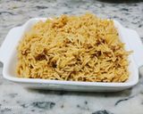 A picture of step 4 of Keema pulao.