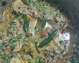 A picture of step 9 of Matar pulao.