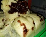 Foto langkah ke 9 dari resep Roti Sobek Kukus Isi Selai Coklat Homemade.