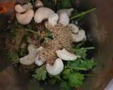 A picture of step 3 of Kerala style chicken biryani.