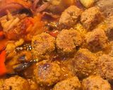 Török padlizsános húsgombócok serpenyőben recept fázis 4 fotója