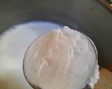 A picture of step 1 of Bombay Ice Halwa.