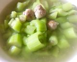Hình bước làm 6 của món Canh mướp thịt viên