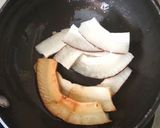 A picture of step 2 of Pineapple Jagarry Payasam.