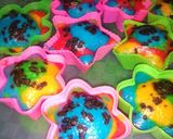 Foto langkah ke 5 dari resep Apem kukus rainbow.