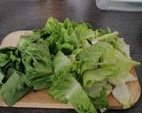 Foto del paso 1 de la receta: Crema de lechuga y pepino