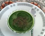 A picture of step 3 of Garden Green Slim Soup -- Spinach Cucumber Soup.