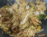 A picture of step 2 of Chowmein Roll.