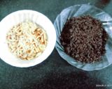 A picture of step 1 of Rich in antioxidant dark chocolate walnut dry fruits crispy ball.