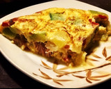 Foto del paso 5 de la receta: Tortilla de calabacín rellena de cosas ricas 😍😍