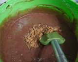 A picture of step 4 of Double chocolate fudge brownies.