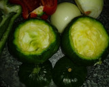 Foto del paso 1 de la receta: Verduras asadas o al horno rellenas