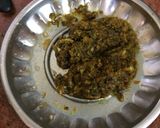 A picture of step 2 of Besan cheela sabzi or vegetarian fish.
