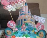 Foto langkah ke 7 dari resep Birthday Rainbow Cake Kukus.