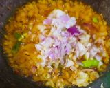 A picture of step 2 of Aloo chana kar sabji.