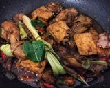 Foto langkah ke 7 dari resep Ayam,tahu n tempe kecap jahe.