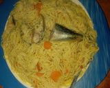 A picture of step 2 of Jollof spaghetti.