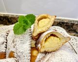 Foto del paso 15 de la receta: Hojuelas fritas con crema pastelera