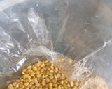 A picture of step 1 of Moong dal salad.