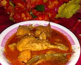 A picture of step 6 of Chicken qorma.
