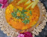 A picture of step 4 of Drumstick dal.