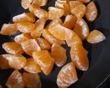 A picture of step 2 of Orange Jelly with Vanilla Custard.