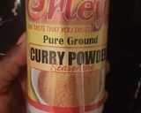 A picture of step 2 of Mixed beef rice spiced with curry powder.