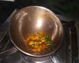 A picture of step 2 of Banana Stem Raita.