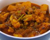 गोभी आलू  मटर  की सब्जी (Gobhi aloo matar ki sabzi recipe in Hindi) रेसिपी चरण 4 फोटो