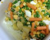 Tepsis zöldséges  csirkemell sütve recept fázis 9 fotója