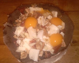 Foto del paso 2 de la receta: Champiñones rellenos de bacalao y de mozzarella, huevos de codorniz
