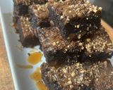 A picture of step 10 of Spiked salted caramel brownies.