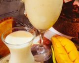 A picture of step 3 of Mango MilkShake.