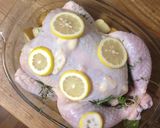 A picture of step 9 of Whole Roast Chicken with Lemon & Herbs.