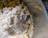 A picture of step 1 of Kodo Millet Dahivada.