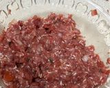 A picture of step 2 of Albondigas (Mexican Meatballs).