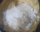 A picture of step 2 of Dalgona coffee macaroons.
