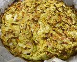 Foto del paso 5 de la receta: Tarta salada / pastel salado de repollo con pavo fácil