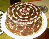A picture of step 12 of Chocolate Fudge Cake.
