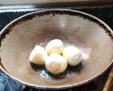 A picture of step 2 of RAJMA CURRY with EGGS.