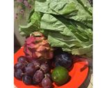 Foto langkah ke 1 dari resep Diet Juice Dragon Fruit Grape Lime Plum Samhong.