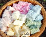 Hình bước làm 3 của món Sữa chua dẻo sốt dâu tây