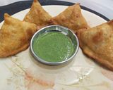 A picture of step 7 of Jain Samosa.