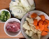 日式馬鈴薯燉肉的食譜步驟1照片