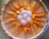 Foto langkah ke 5 dari resep Pie Susu Teflon Topping Buah Ekonomis Takaran Sendok.