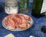 Foto del paso 1 de la receta: Alambre de pollo con tocino